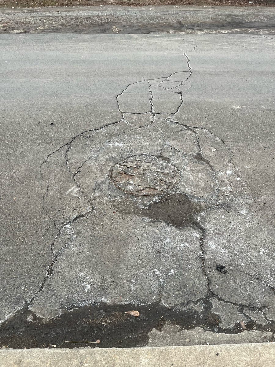 Photographic documentation of the work as submitted to the city's 311 record.