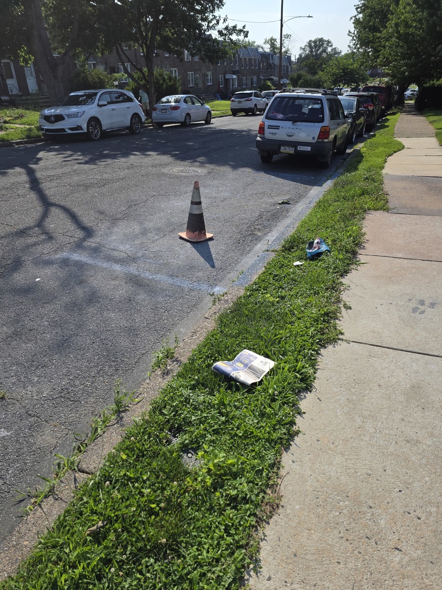 Photographic documentation of the work as submitted to the city's 311 record.