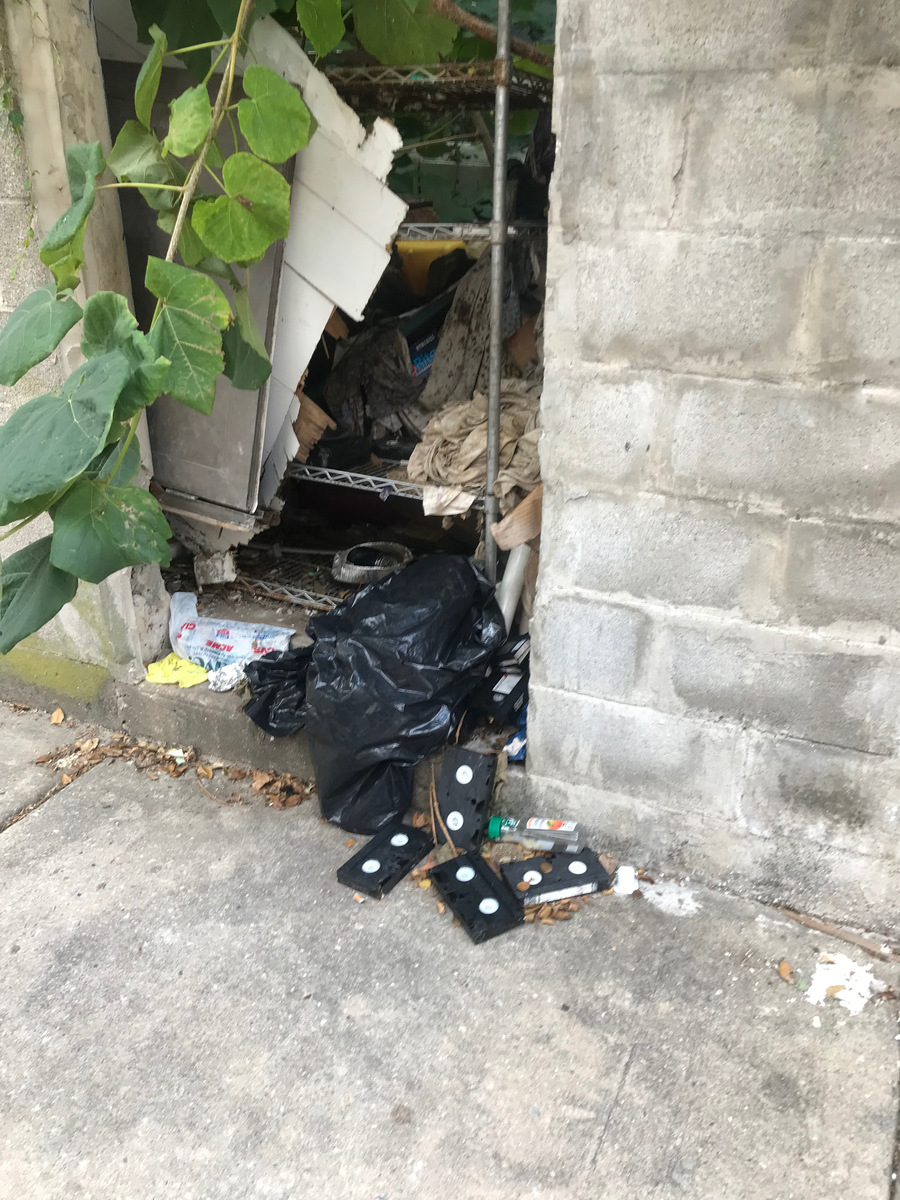 Photographic documentation of the work as submitted to the city's 311 record.