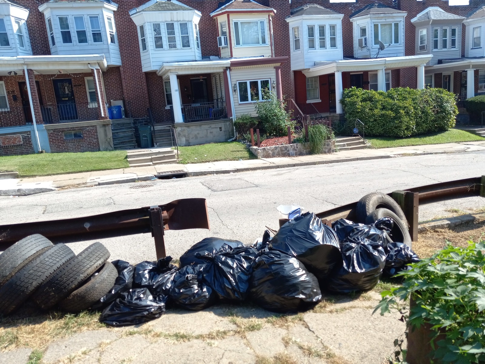 Photographic documentation of the work as submitted to the city's 311 record.