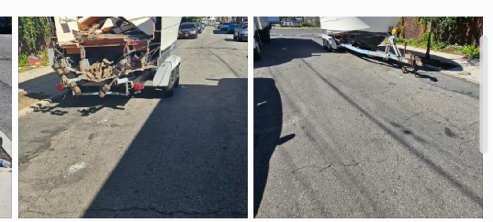 Photographic documentation of the work as submitted to the city's 311 record.