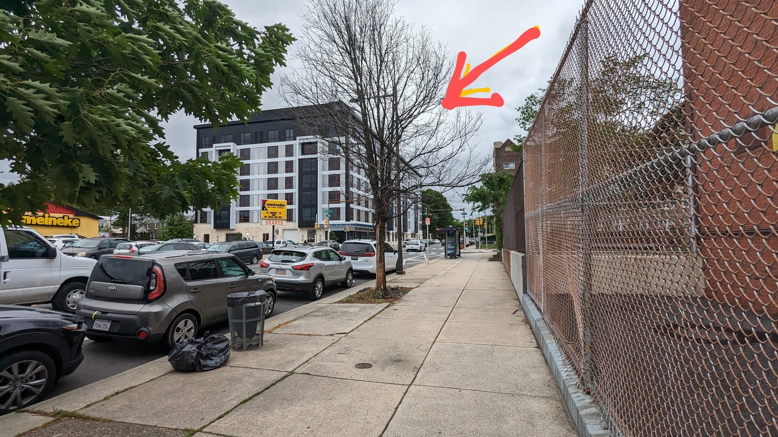 Photographic documentation of the work as submitted to the city's 311 record.