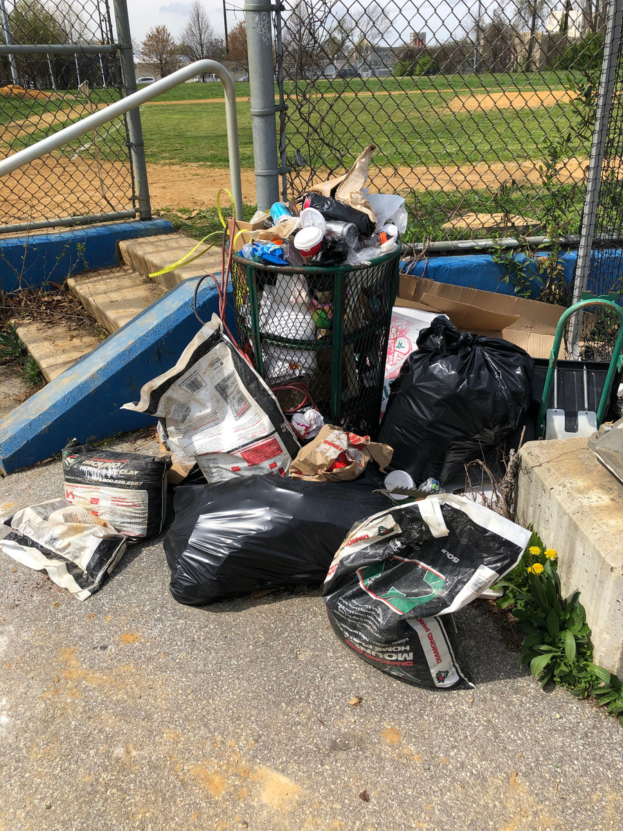 Photographic documentation of the work as submitted to the city's 311 record.