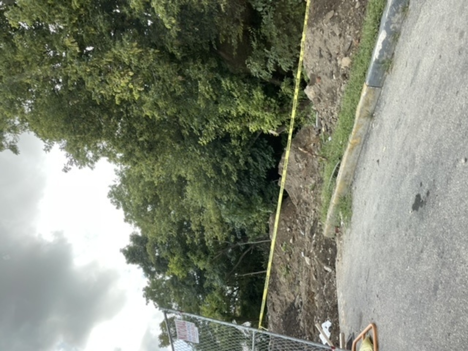 Photographic documentation of the work as submitted to the city's 311 record.
