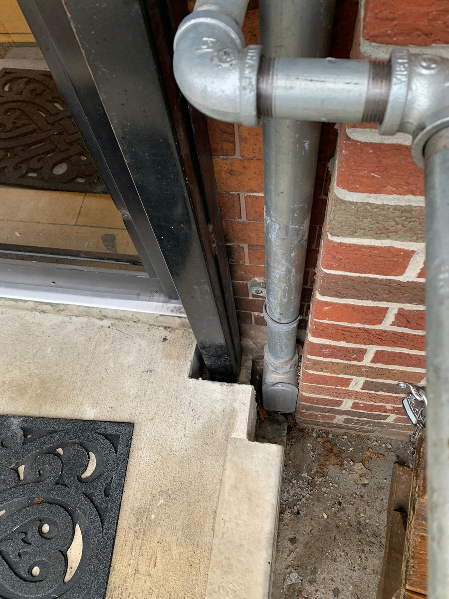 Photographic documentation of the work as submitted to the city's 311 record.