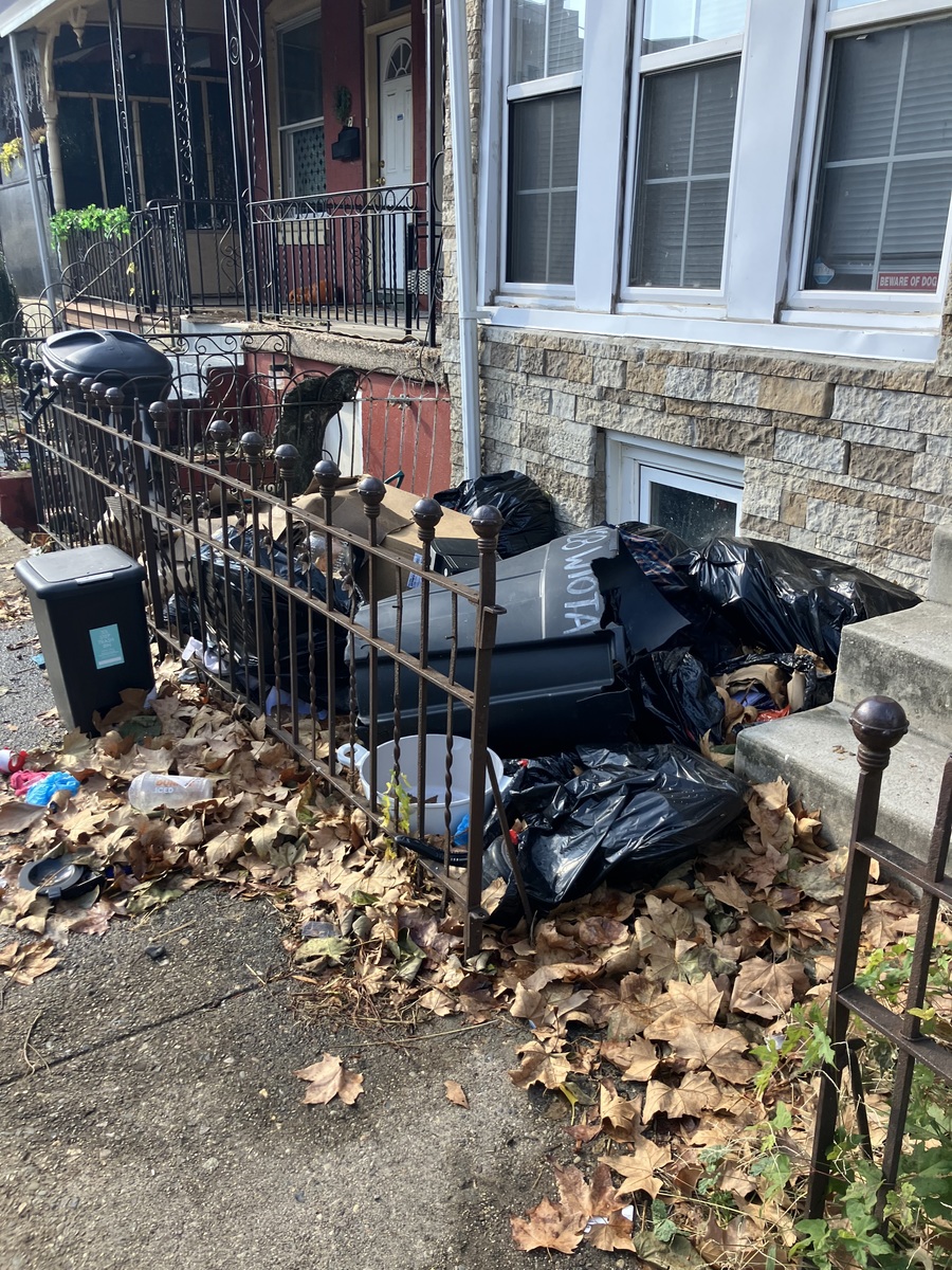 Photographic documentation of the work as submitted to the city's 311 record.