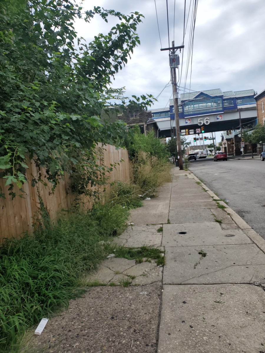 Photographic documentation of the work as submitted to the city's 311 record.