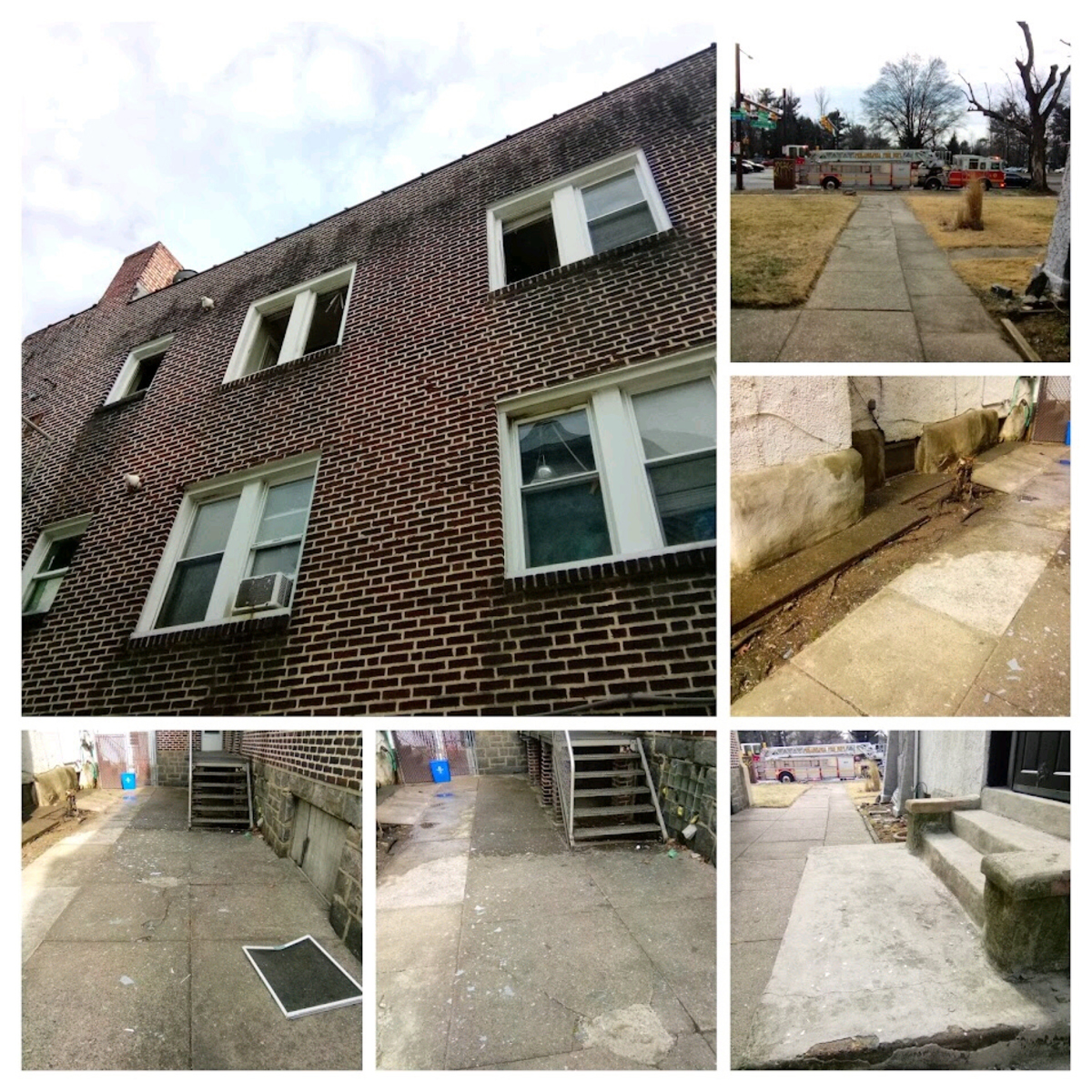 Photographic documentation of the work as submitted to the city's 311 record.