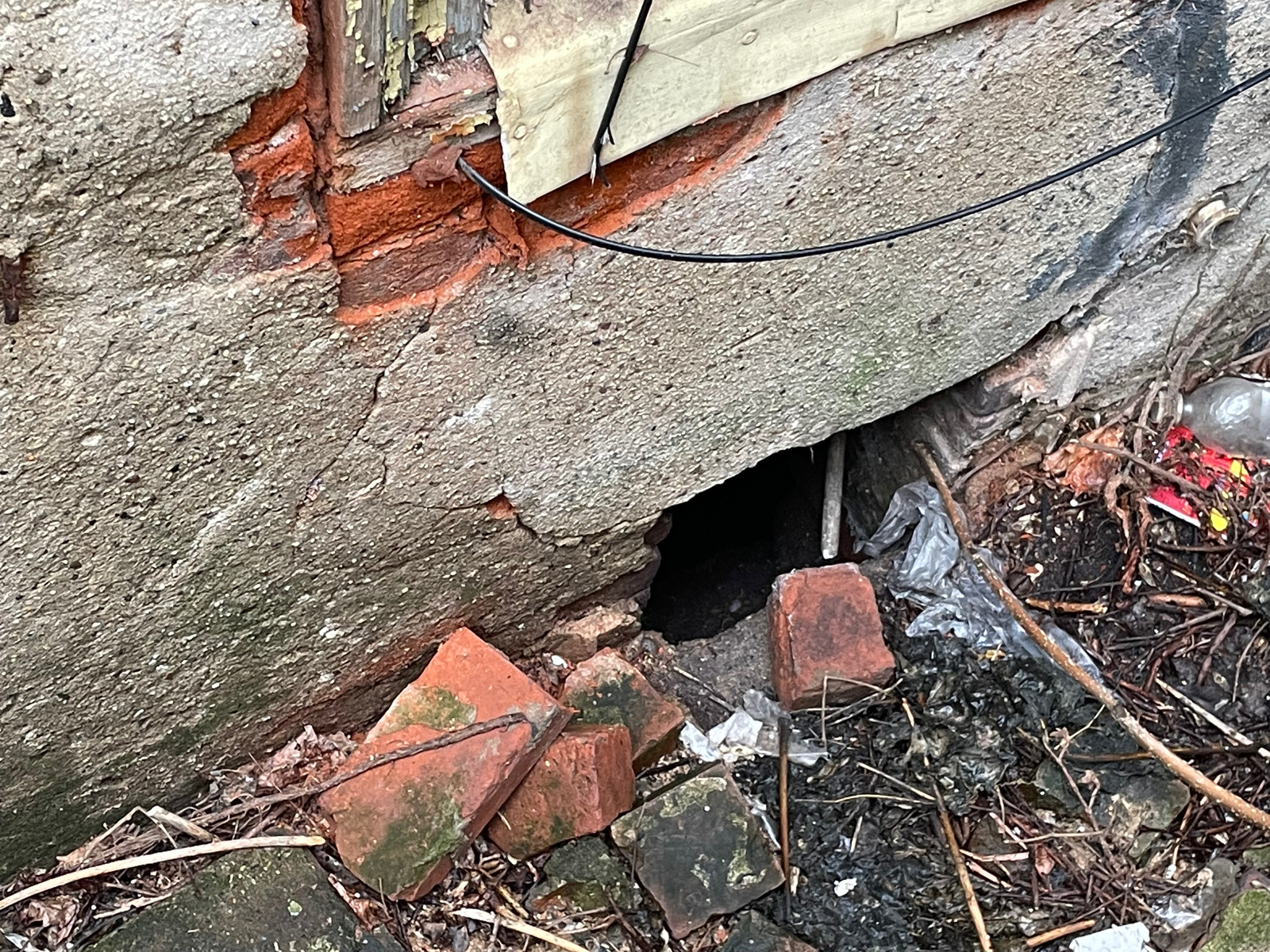 Photographic documentation of the work as submitted to the city's 311 record.