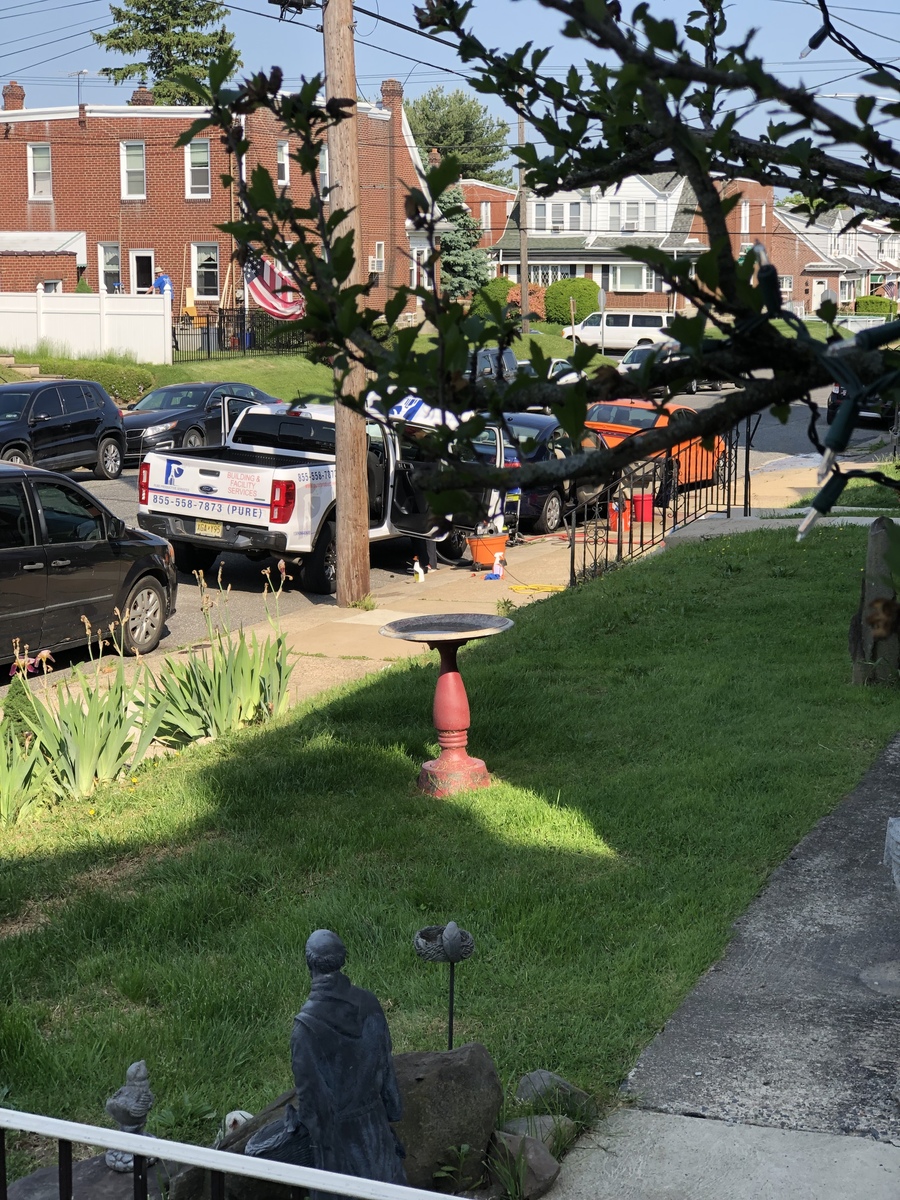 Photographic documentation of the work as submitted to the city's 311 record.
