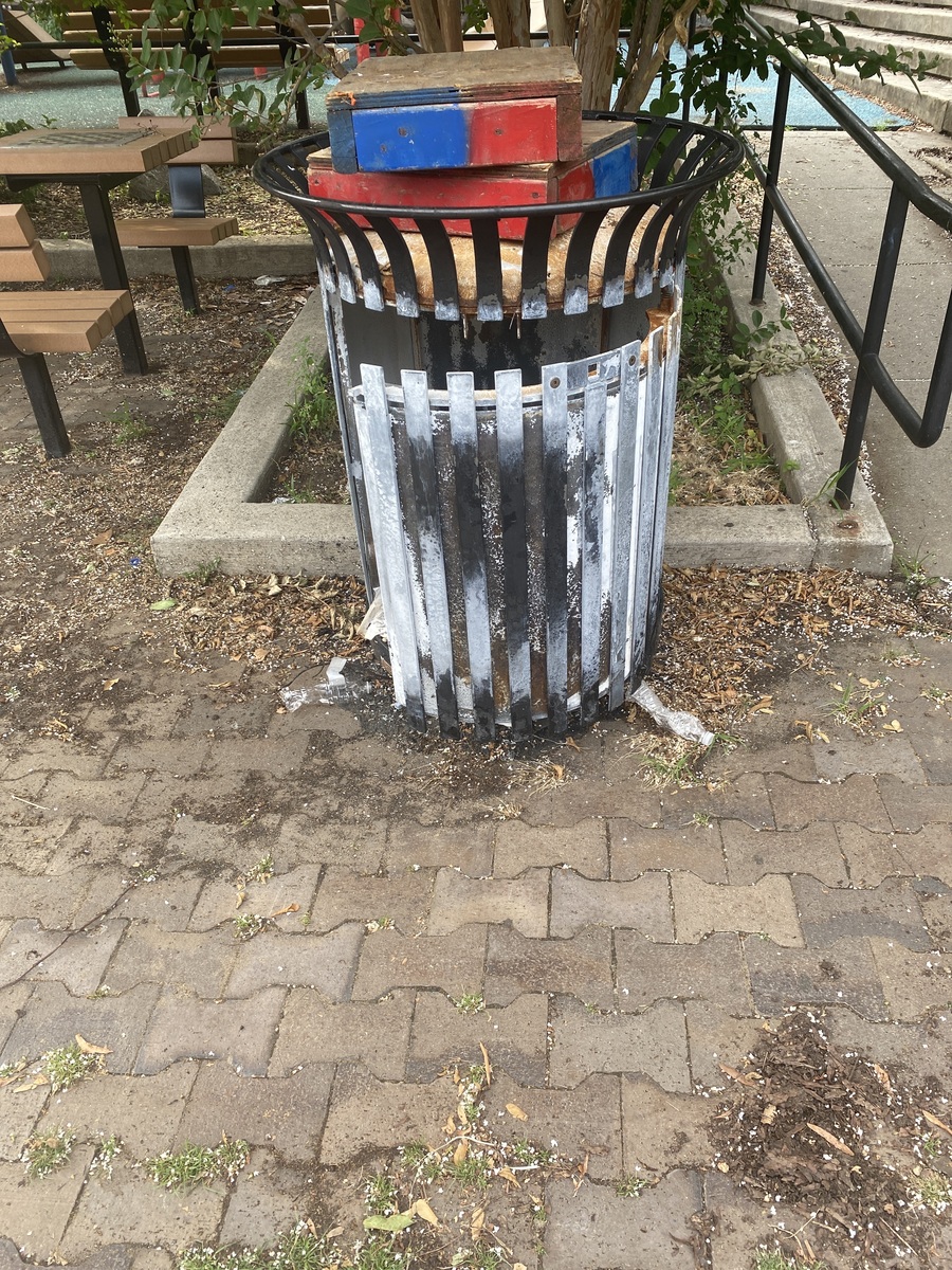 Photographic documentation of the work as submitted to the city's 311 record.