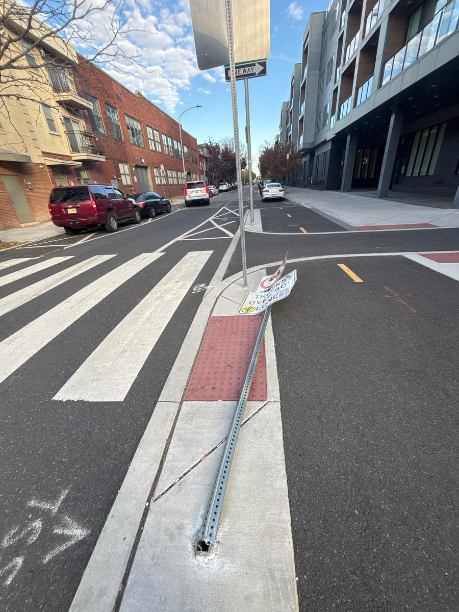Photographic documentation of the work as submitted to the city's 311 record.