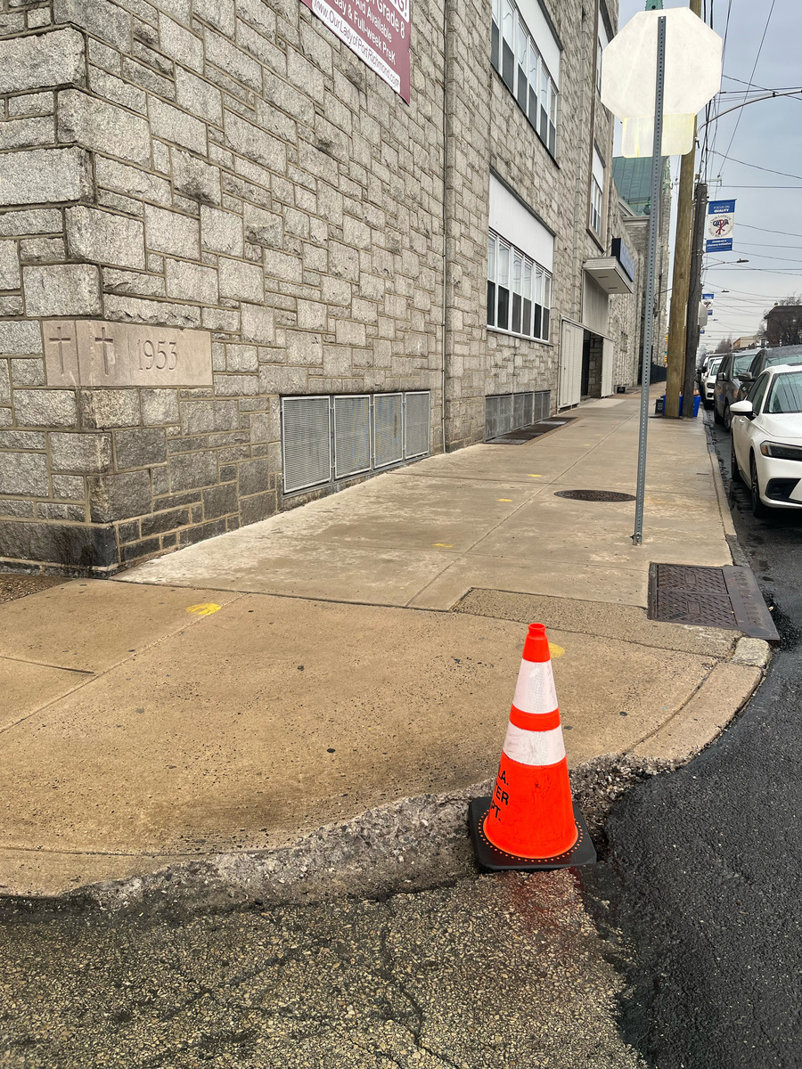 Photographic documentation of the work as submitted to the city's 311 record.
