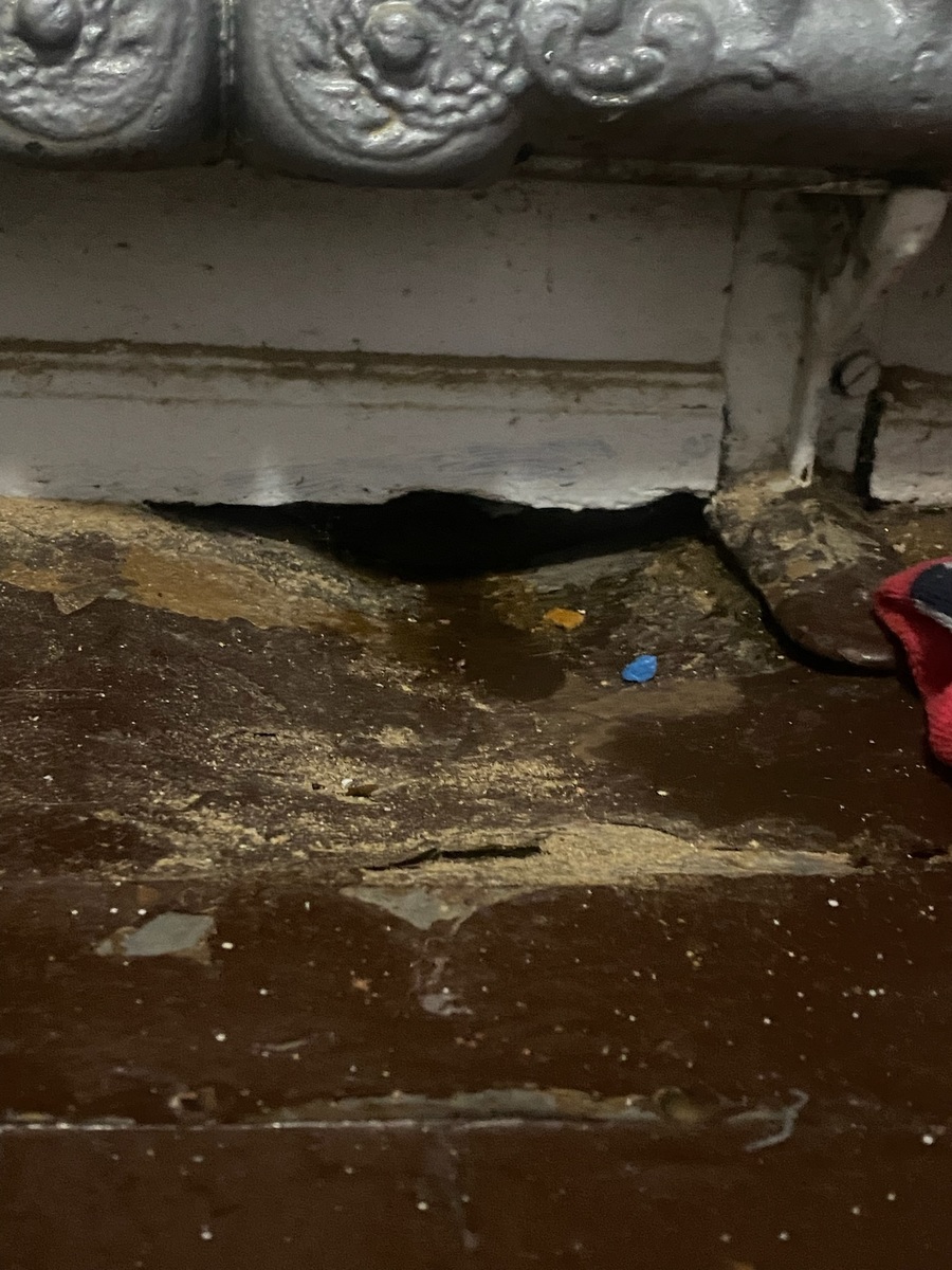 Photographic documentation of the work as submitted to the city's 311 record.
