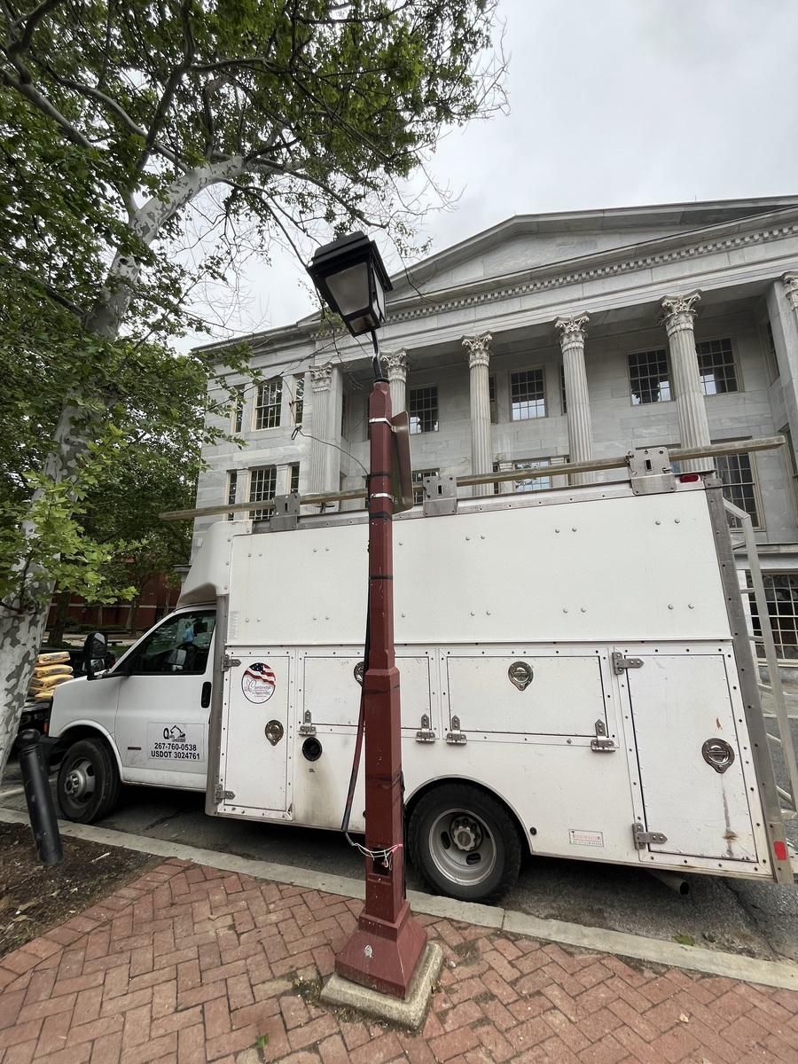 Photographic documentation of the work as submitted to the city's 311 record.