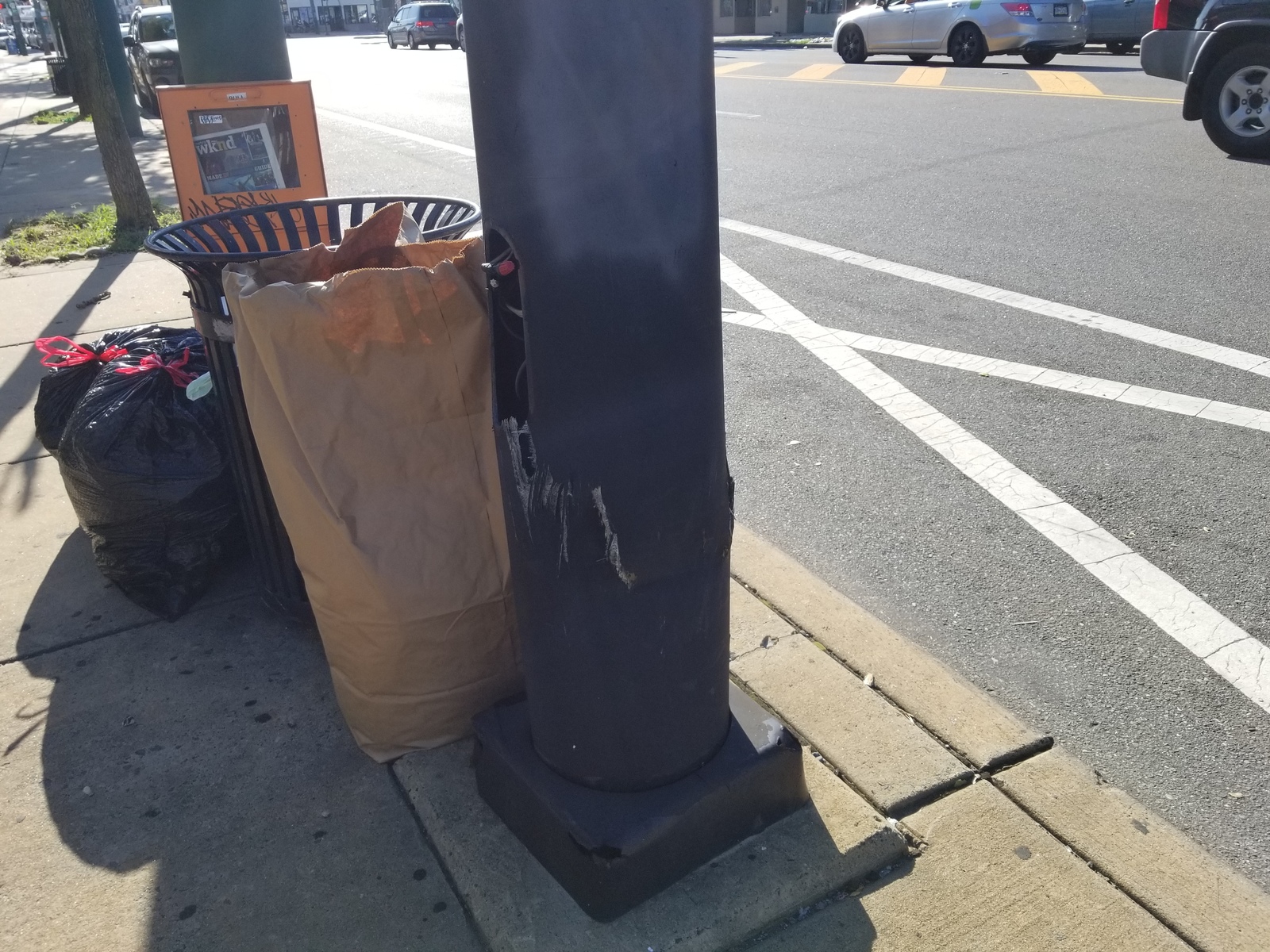 Photographic documentation of the work as submitted to the city's 311 record.