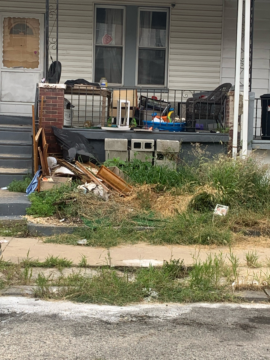Photographic documentation of the work as submitted to the city's 311 record.