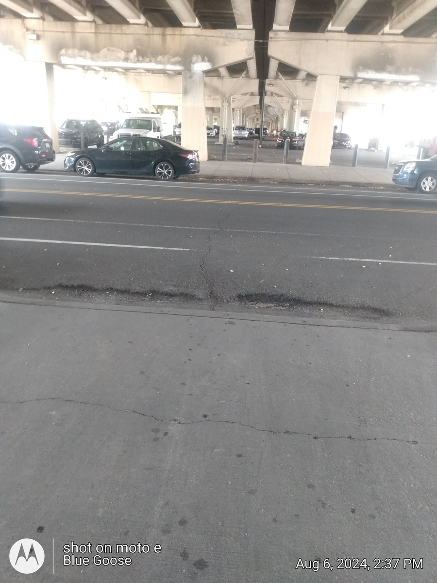 Photographic documentation of the work as submitted to the city's 311 record.
