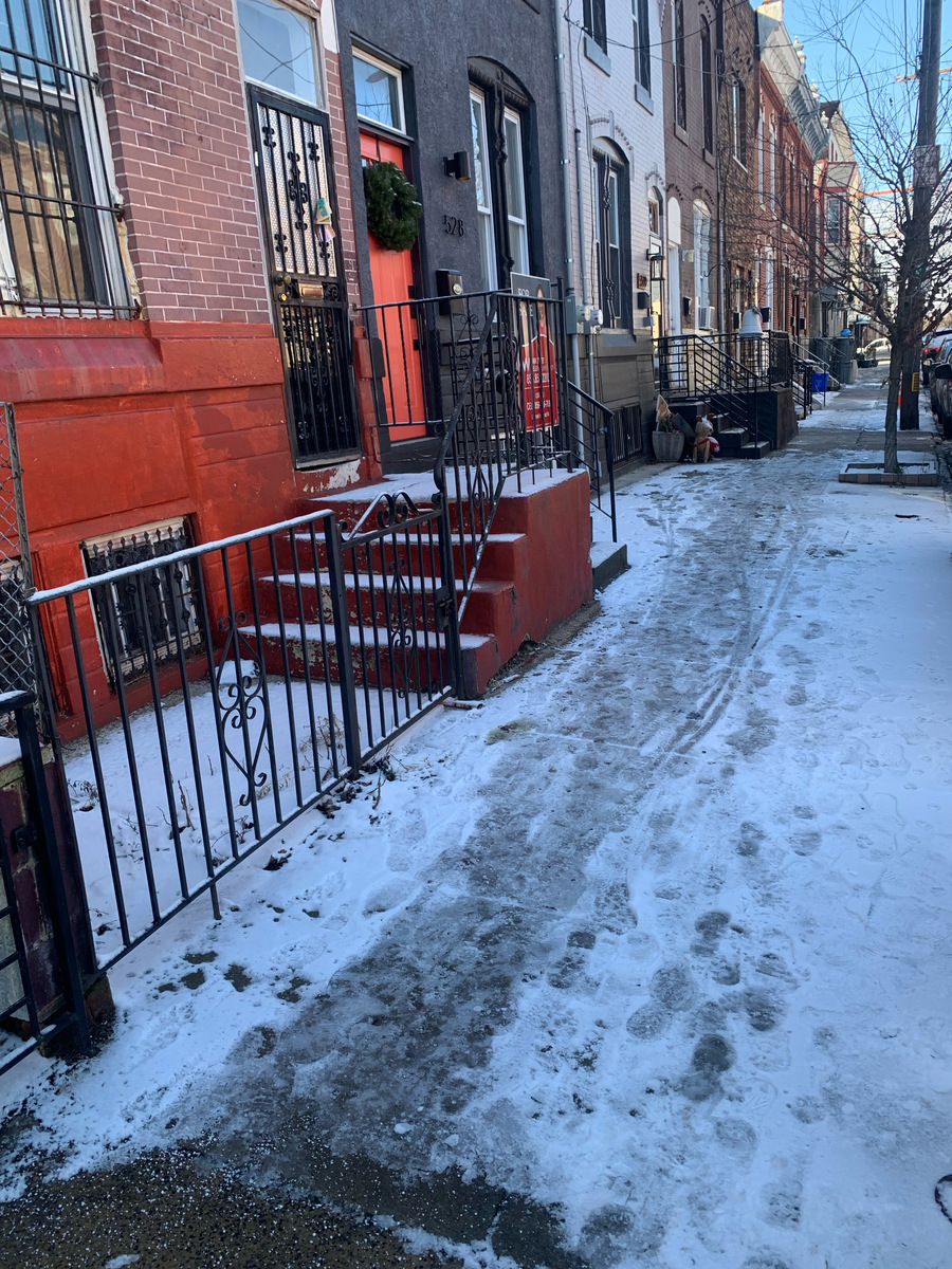 Photographic documentation of the work as submitted to the city's 311 record.