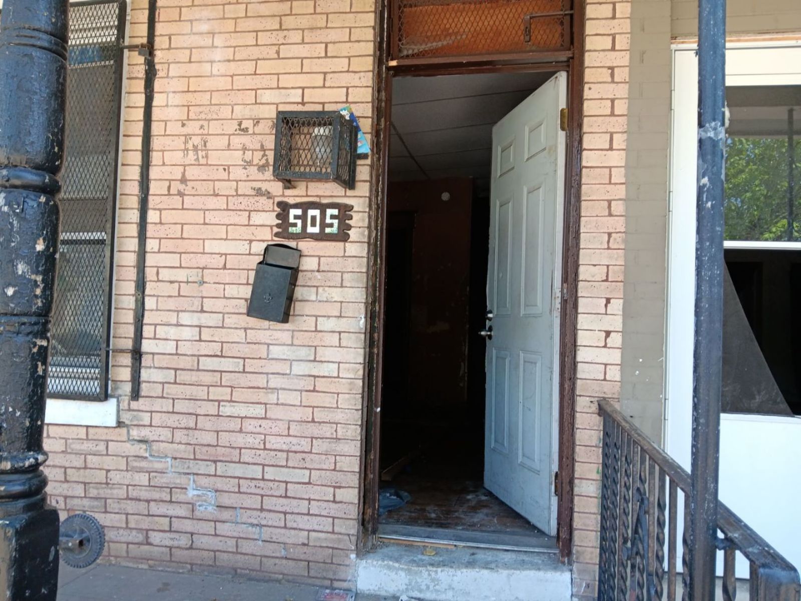 Photographic documentation of the work as submitted to the city's 311 record.