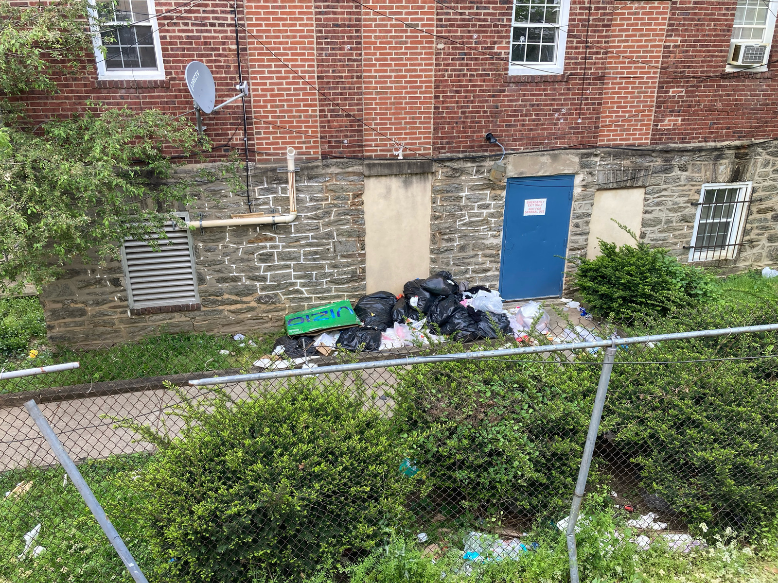 Photographic documentation of the work as submitted to the city's 311 record.