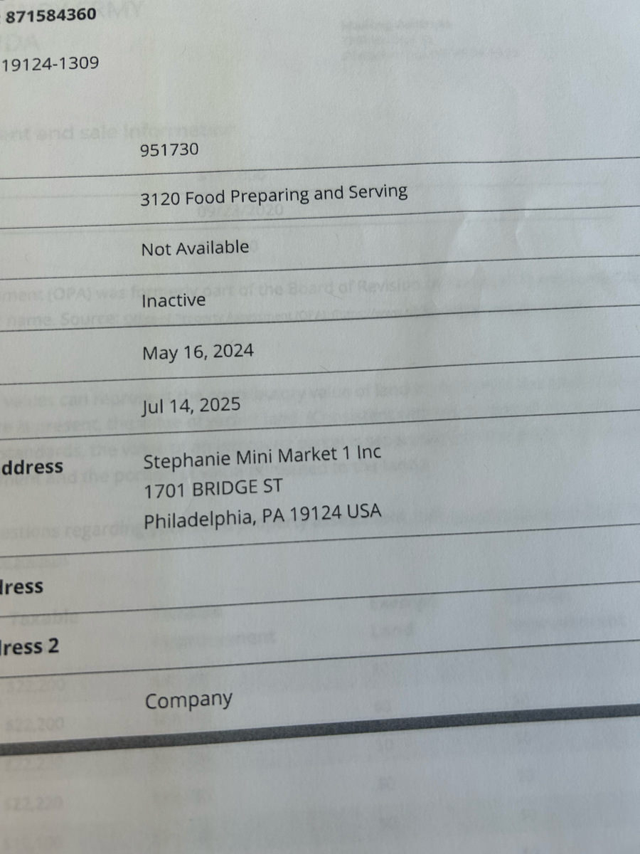Photographic documentation of the work as submitted to the city's 311 record.