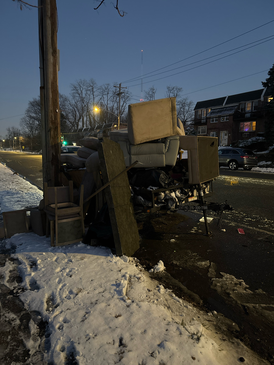 Photographic documentation of the work as submitted to the city's 311 record.