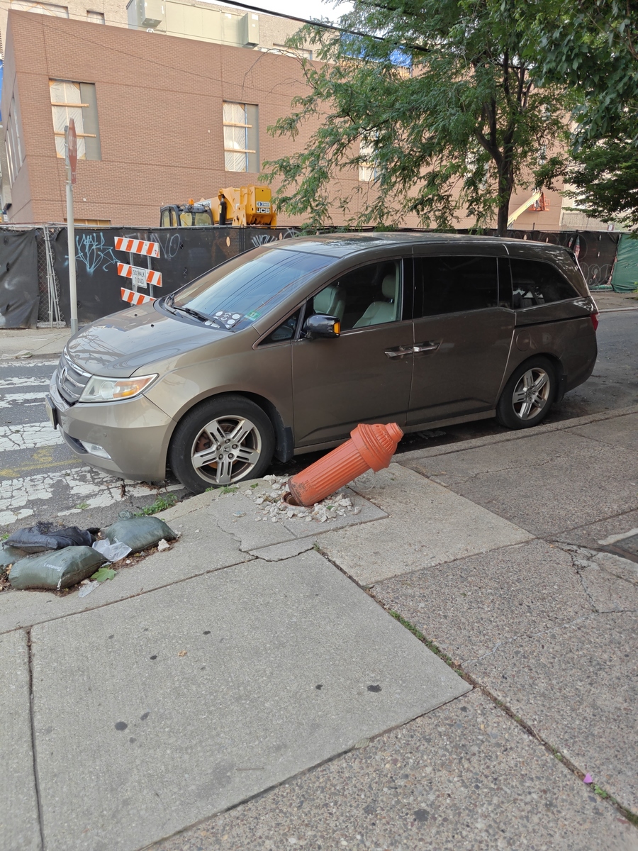 Photographic documentation of the work as submitted to the city's 311 record.