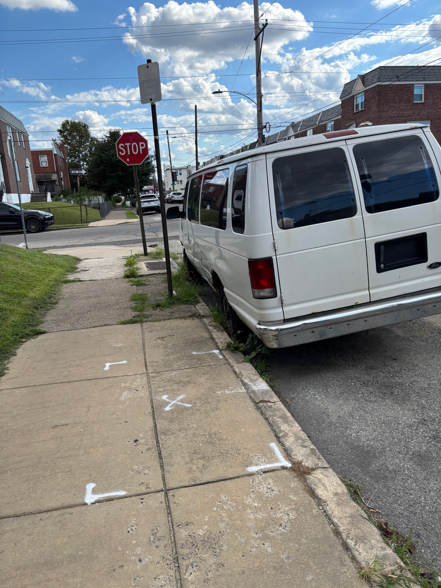 Photographic documentation of the work as submitted to the city's 311 record.