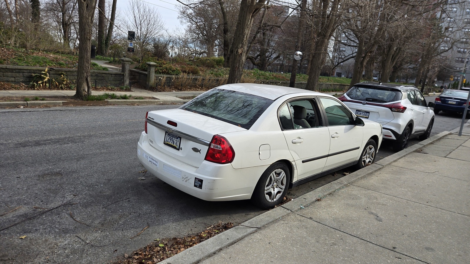 Photographic documentation of the work as submitted to the city's 311 record.
