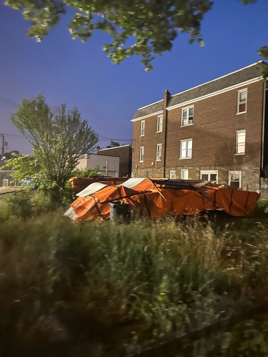 Photographic documentation of the work as submitted to the city's 311 record.