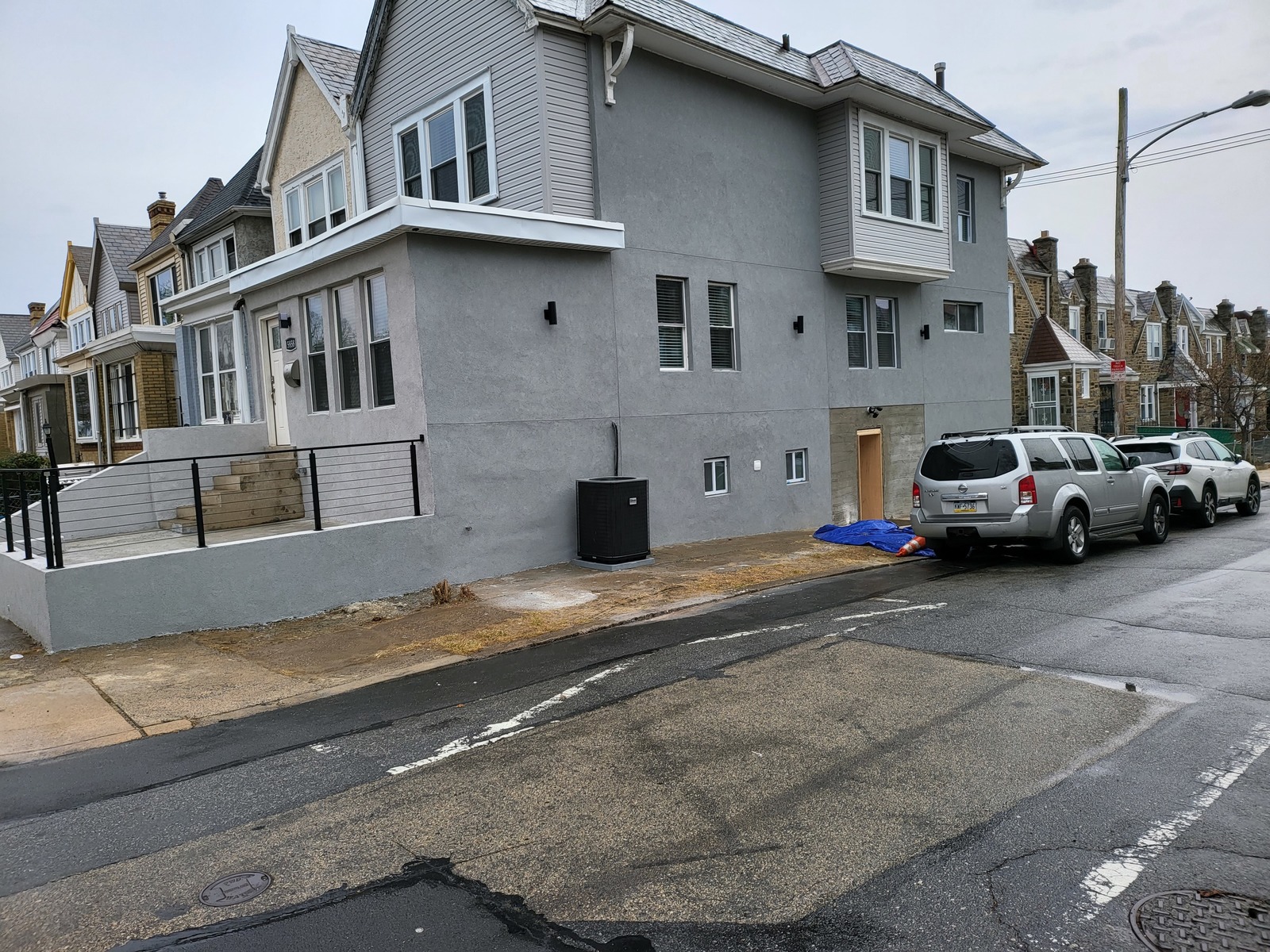 Photographic documentation of the work as submitted to the city's 311 record.