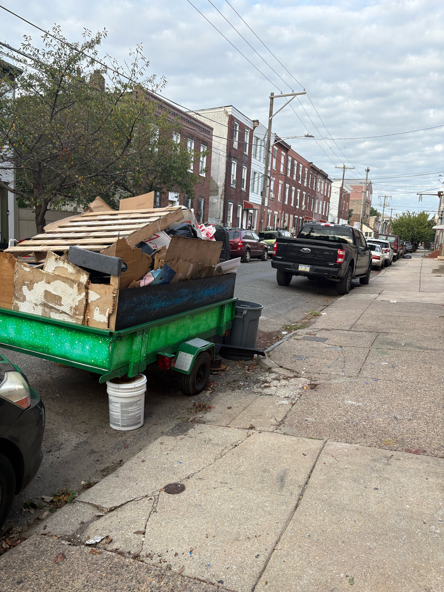 Photographic documentation of the work as submitted to the city's 311 record.