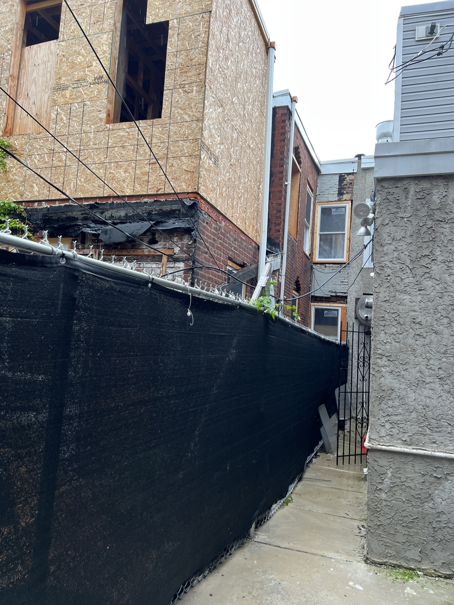 Photographic documentation of the work as submitted to the city's 311 record.