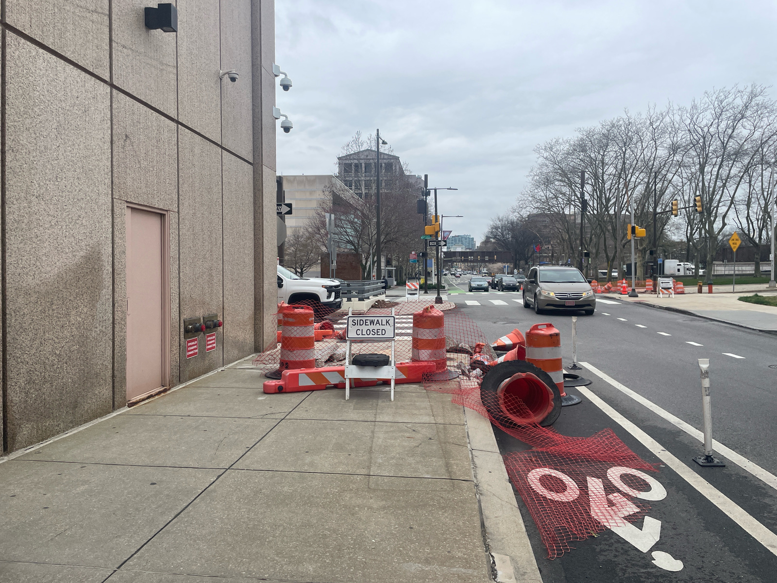 Photographic documentation of the work as submitted to the city's 311 record.