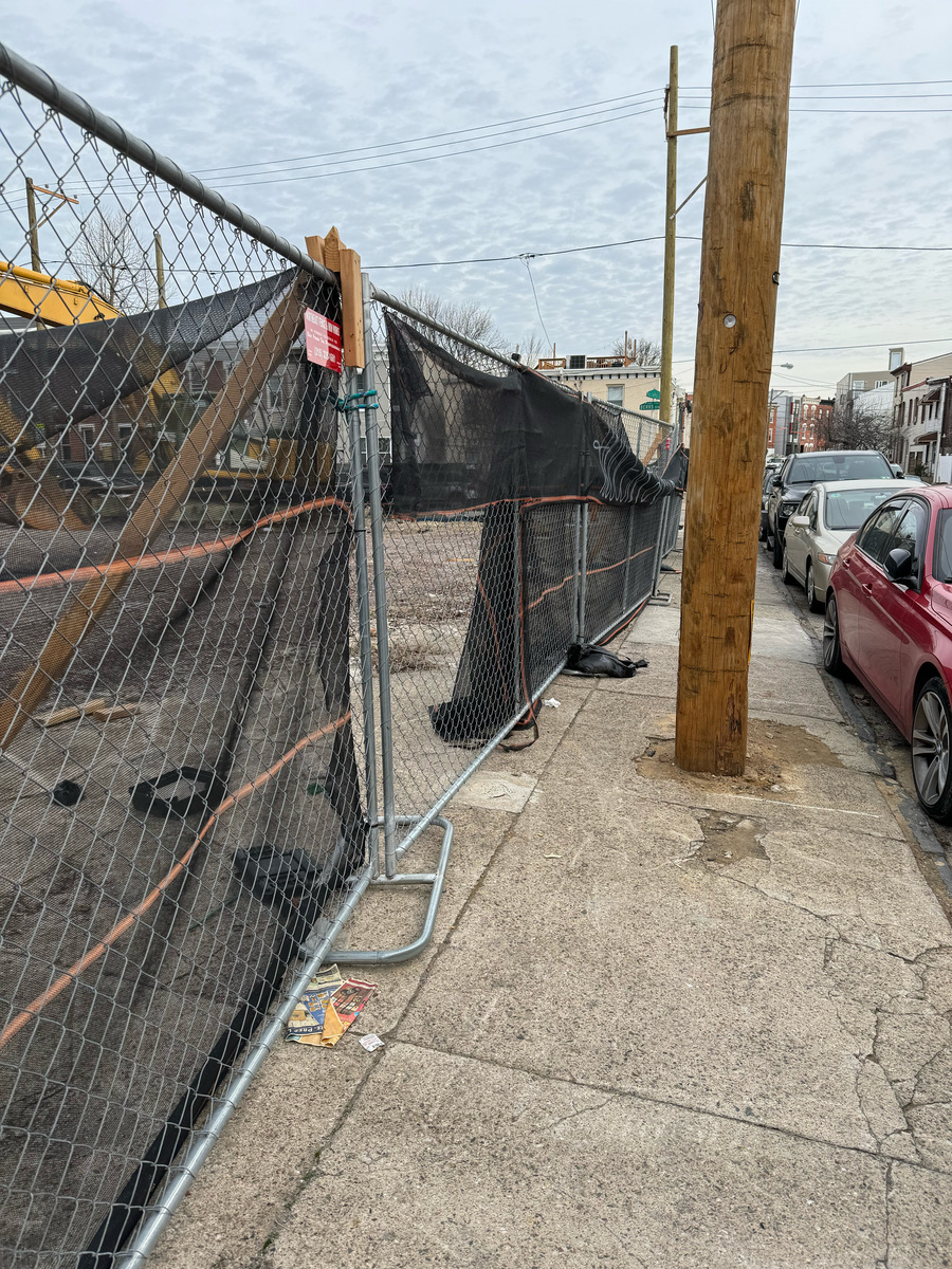 Photographic documentation of the work as submitted to the city's 311 record.