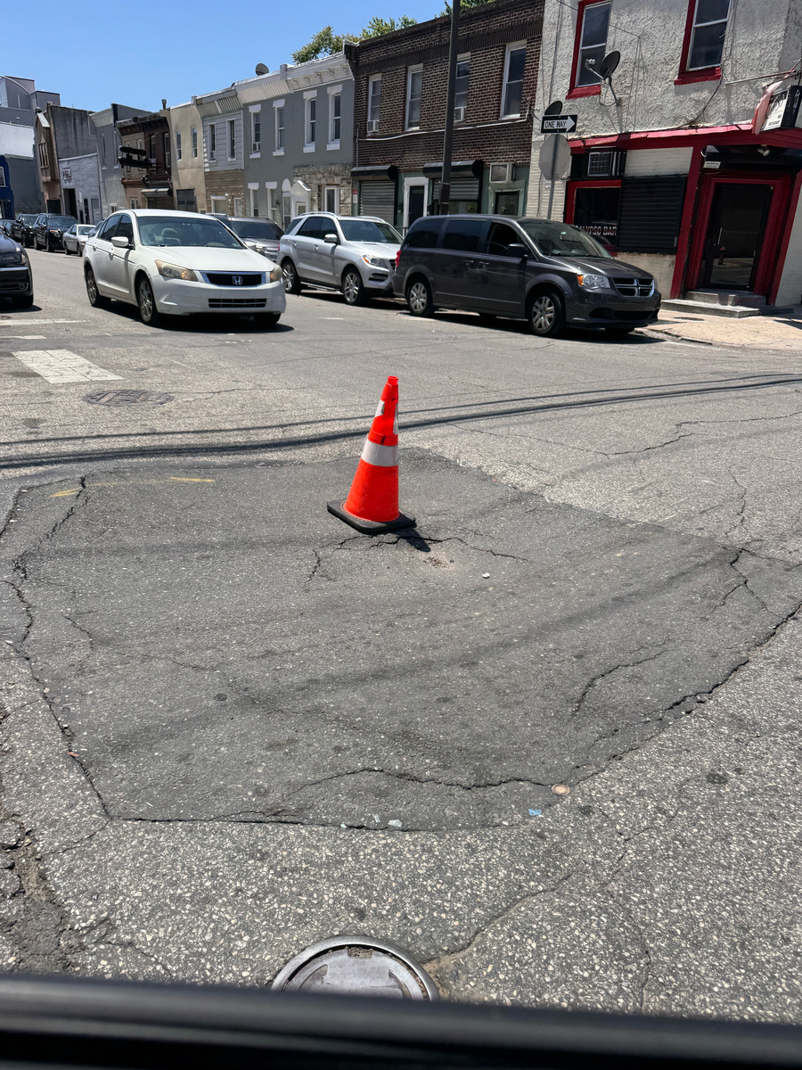 Photographic documentation of the work as submitted to the city's 311 record.