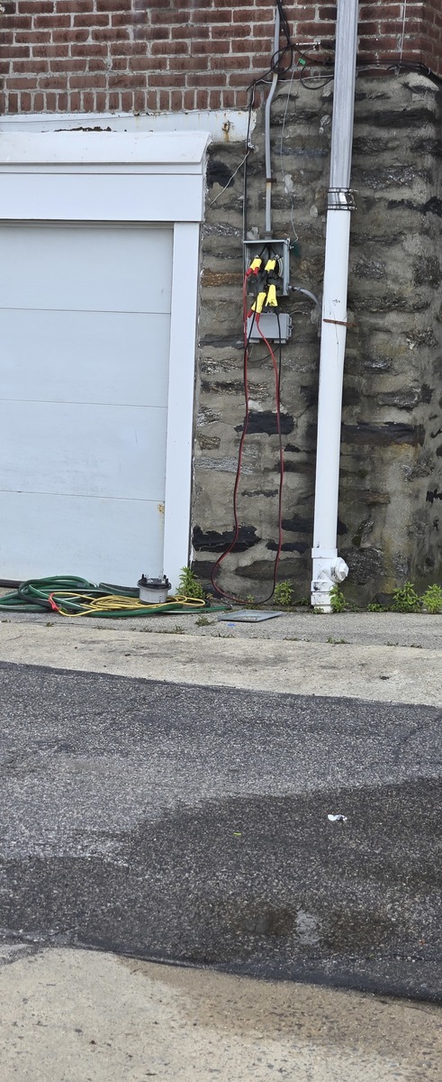Photographic documentation of the work as submitted to the city's 311 record.
