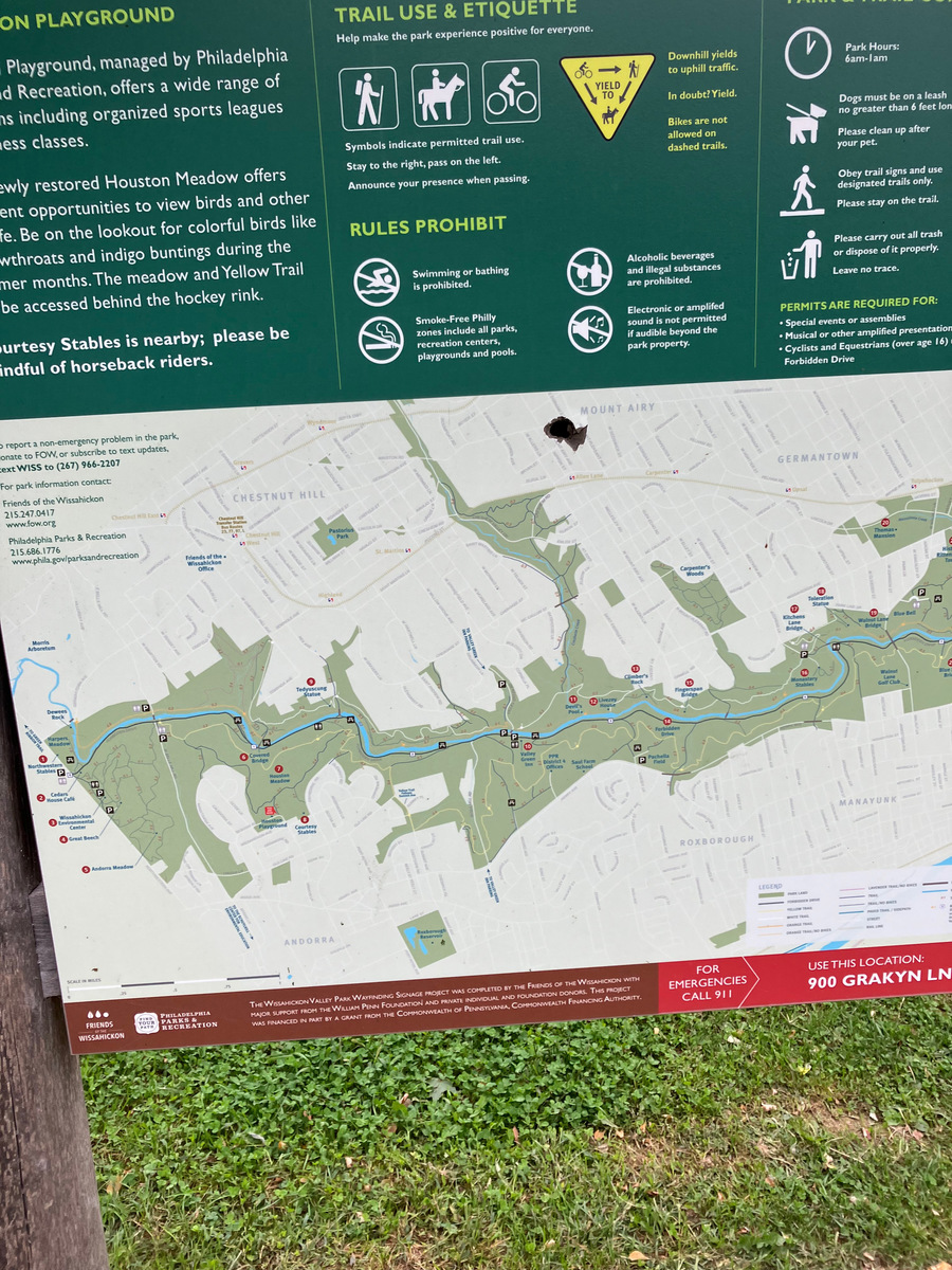 Photographic documentation of the work as submitted to the city's 311 record.