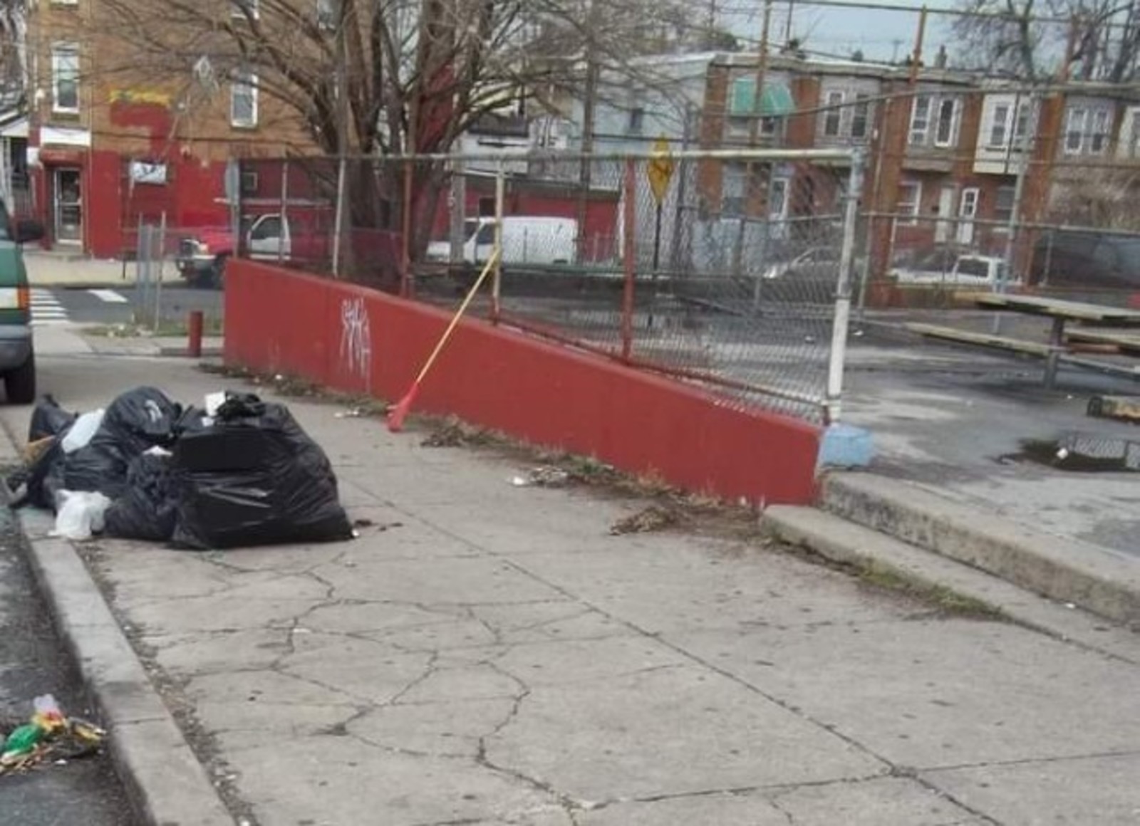 Photographic documentation of the work as submitted to the city's 311 record.