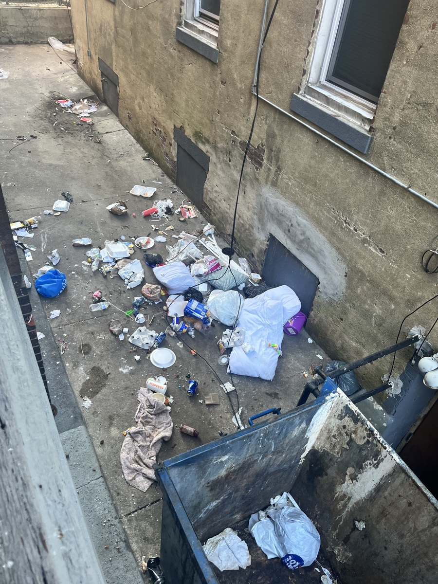 Photographic documentation of the work as submitted to the city's 311 record.
