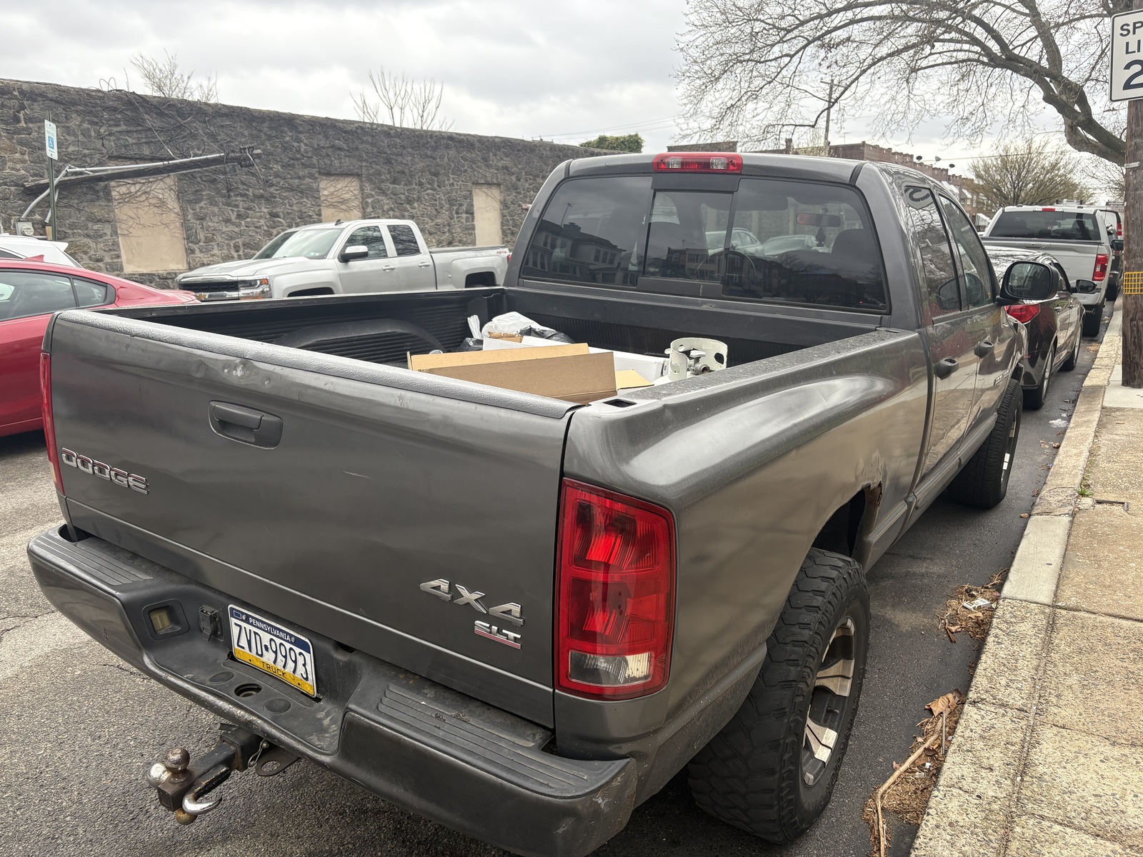 Photographic documentation of the work as submitted to the city's 311 record.