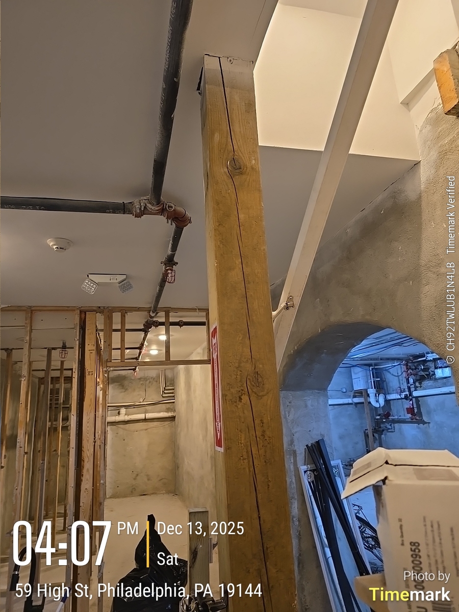Photographic documentation of the work as submitted to the city's 311 record.