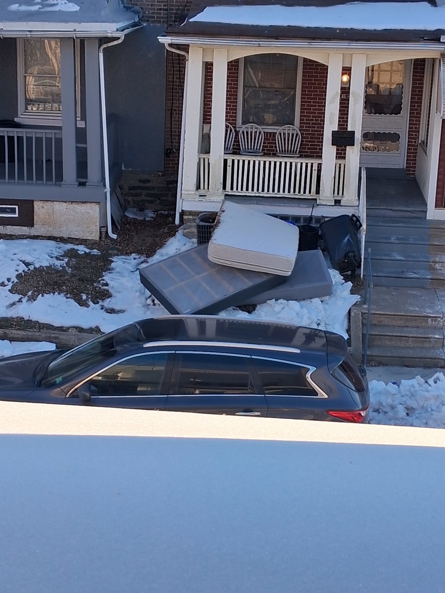 Photographic documentation of the work as submitted to the city's 311 record.
