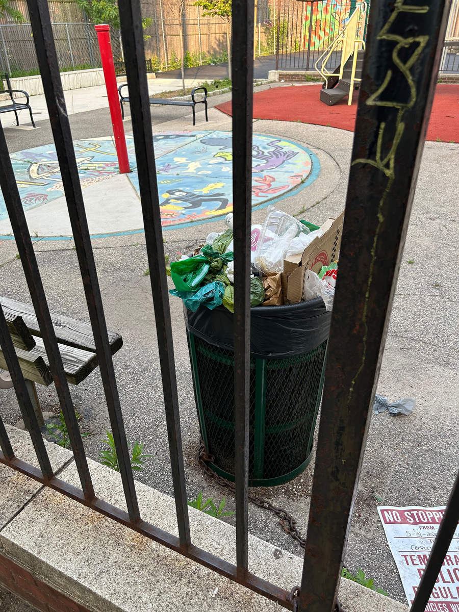 Photographic documentation of the work as submitted to the city's 311 record.