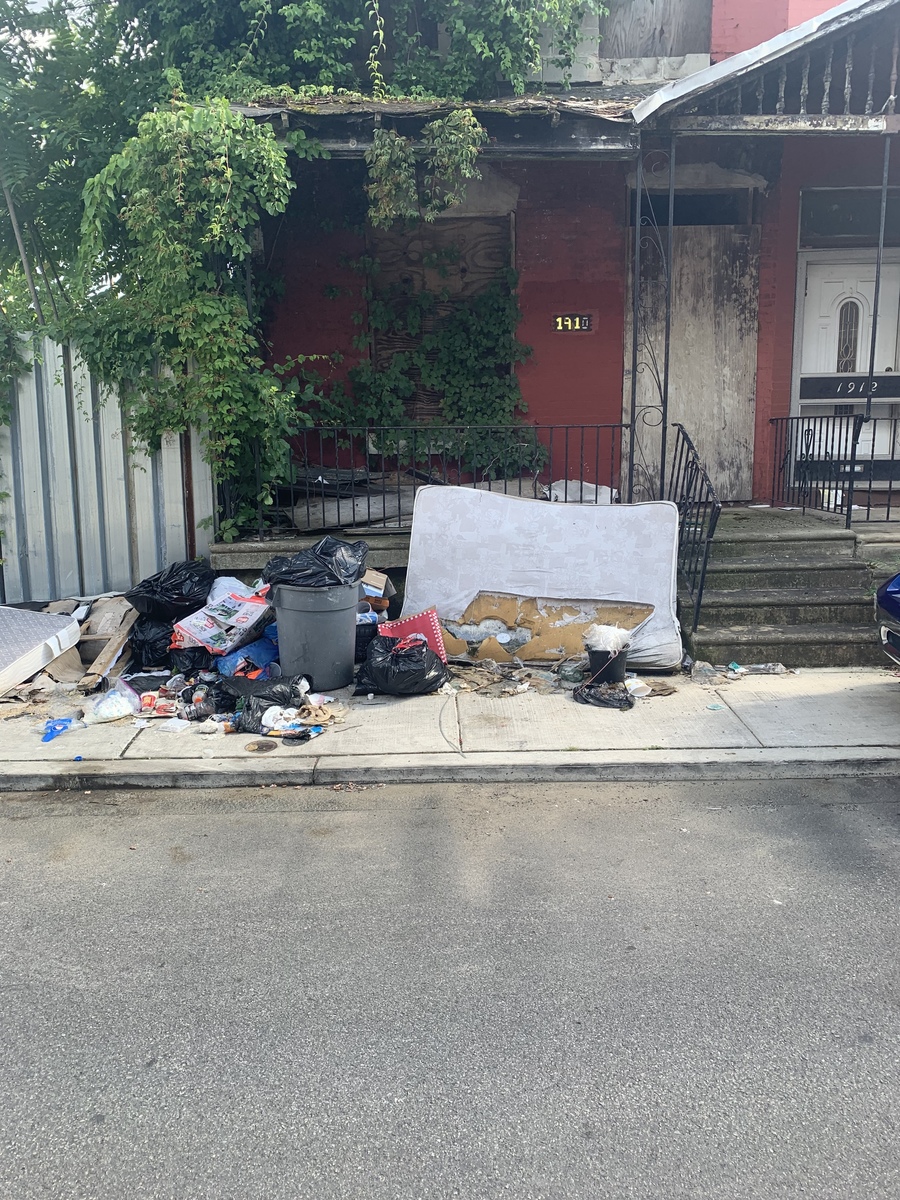Photographic documentation of the work as submitted to the city's 311 record.