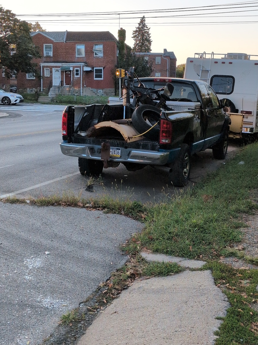 Photographic documentation of the work as submitted to the city's 311 record.