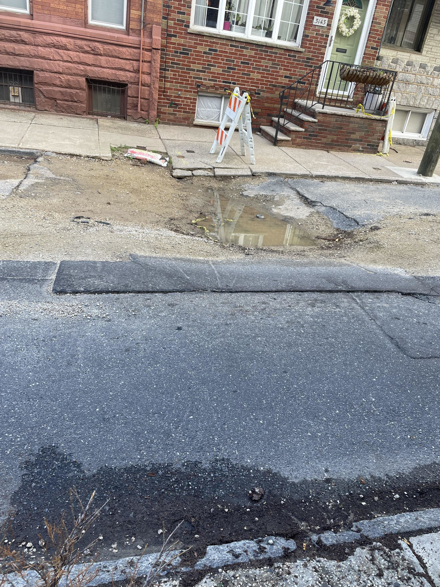 Photographic documentation of the work as submitted to the city's 311 record.