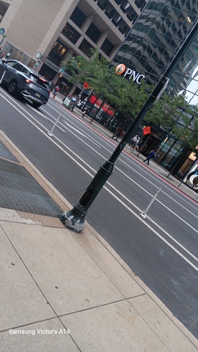 Photographic documentation of the work as submitted to the city's 311 record.