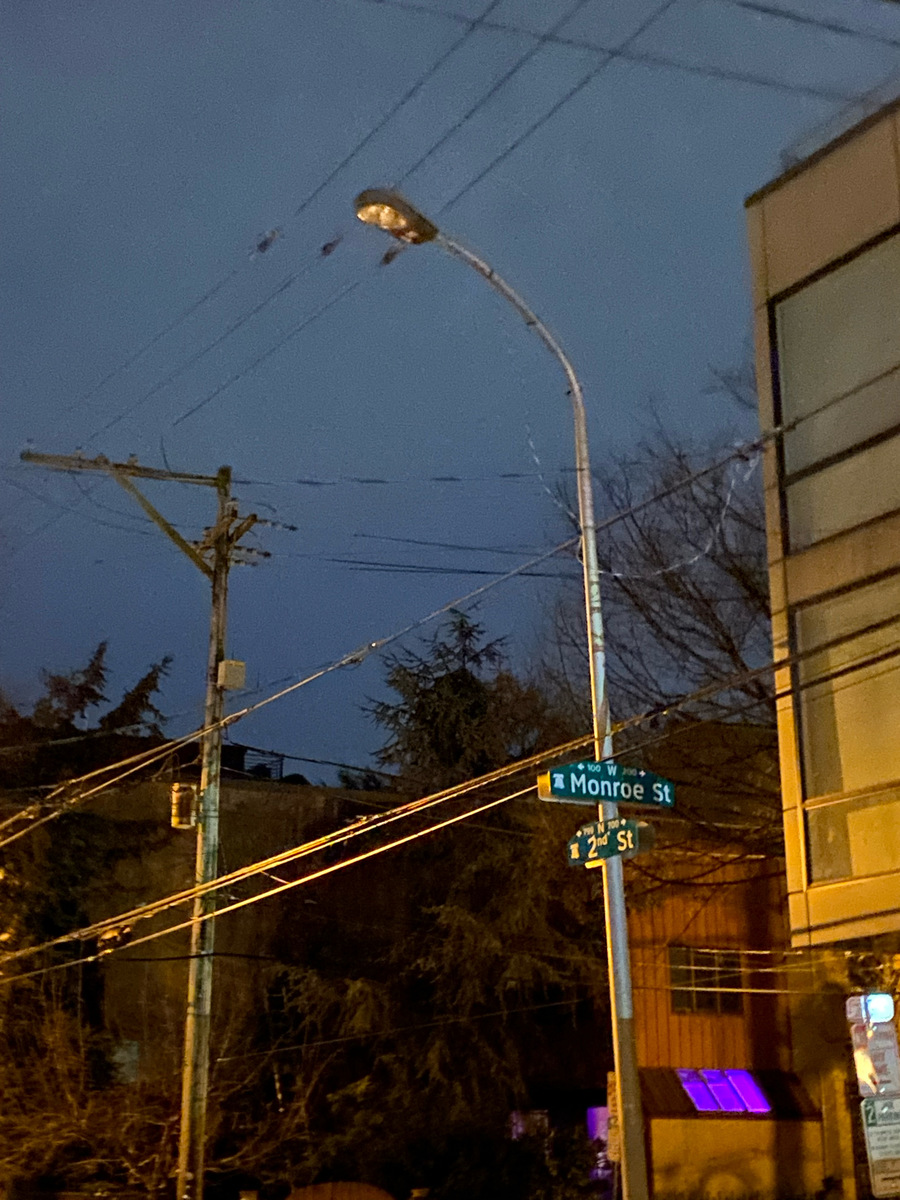 Photographic documentation of the work as submitted to the city's 311 record.